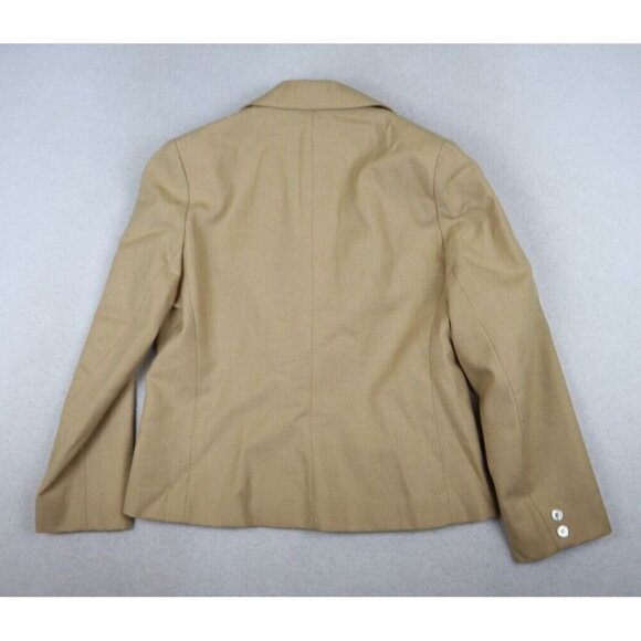 VINTAGE WOMEN'S BEIGE SKIRT SUIT - DALTON - 100% WOOL - SIZE 10 - Picture 8 of 16